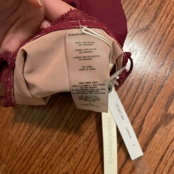 NWT Jonathan Simkhai Lace Bustier One Piece Swimsuit - Picture 10 of 10